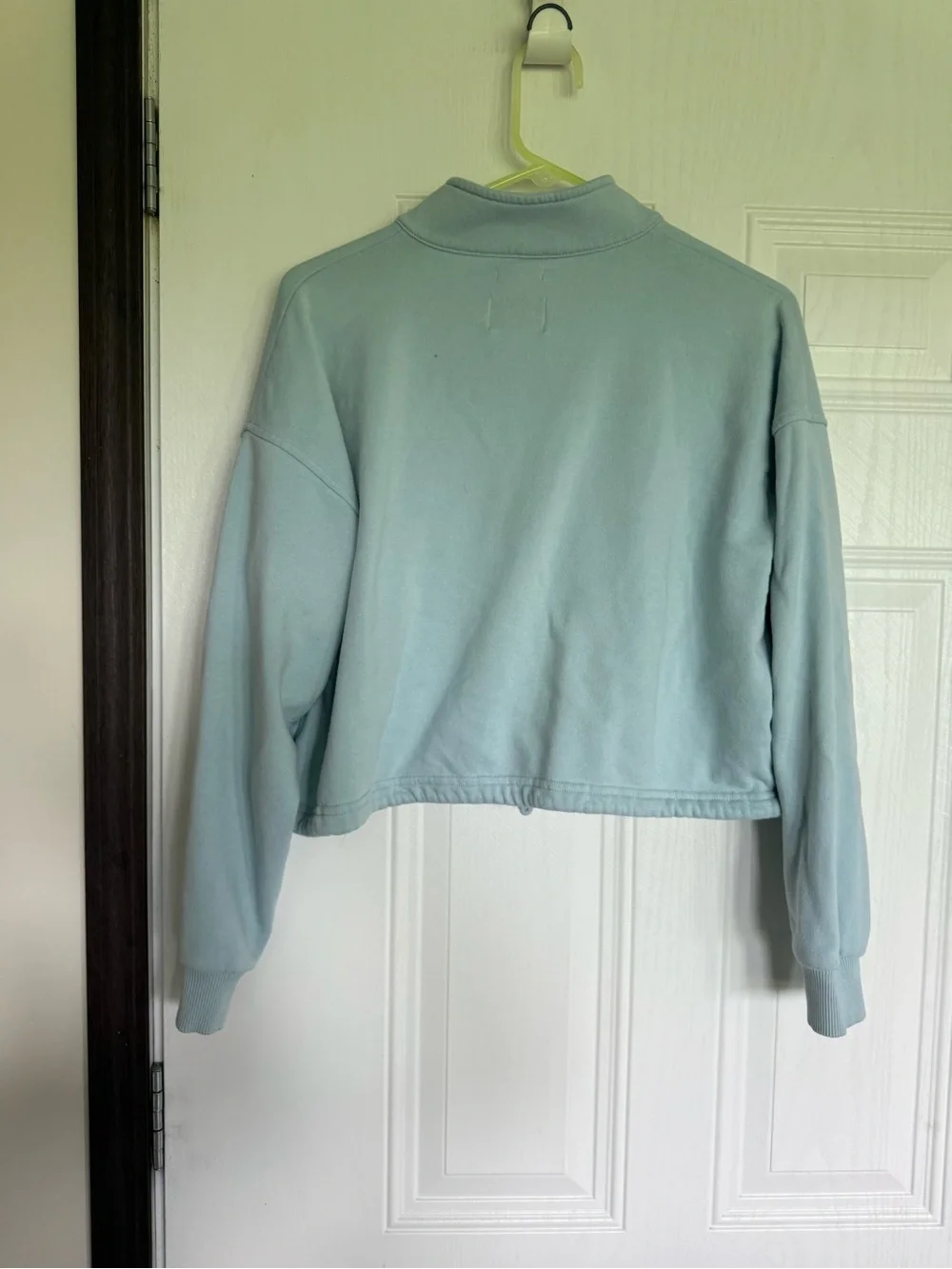 2 for $30 sale: American Eagle light blue cropped quarter zip sweatshirt - M